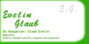 evelin glaub business card